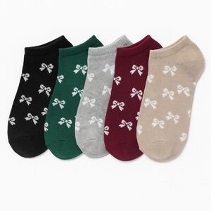 Zenana Bow Ankle Socks